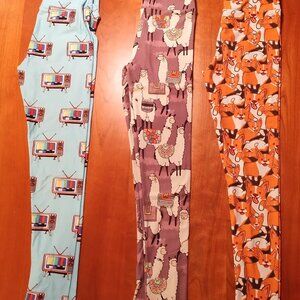 3 Pairs of LuLaRoe TWEEN leggings
